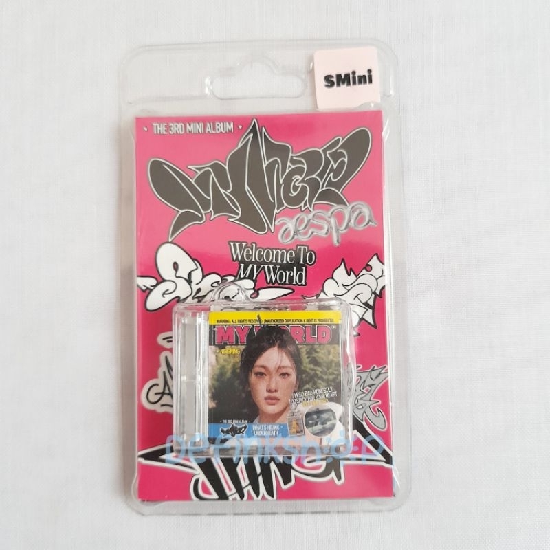 [READY STOCK] Album Aespa My World Intro Smini Smart ver Sealed + POB Web Applemusic PO Benefit Bene