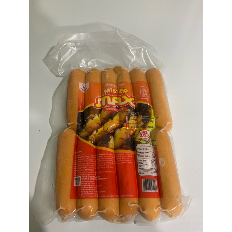 

Max Sosis Bakar Mini 500g