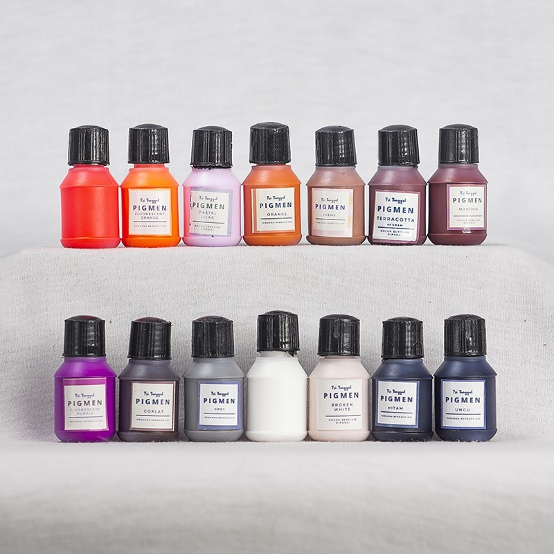 

PIGMEN PEWARNA MINI 12gr ALL WARNA Pigment Craft Kecil Lukis Pewarna Waterbased Color Tie Dye Murah Gambar Murah Mewarna Stabilo Kerajinan Cairan Cat Termurah Prakarya Perlengkapan Kualitas Terbaik Ekonomis Paint Blimbing Indah Sablon Malang