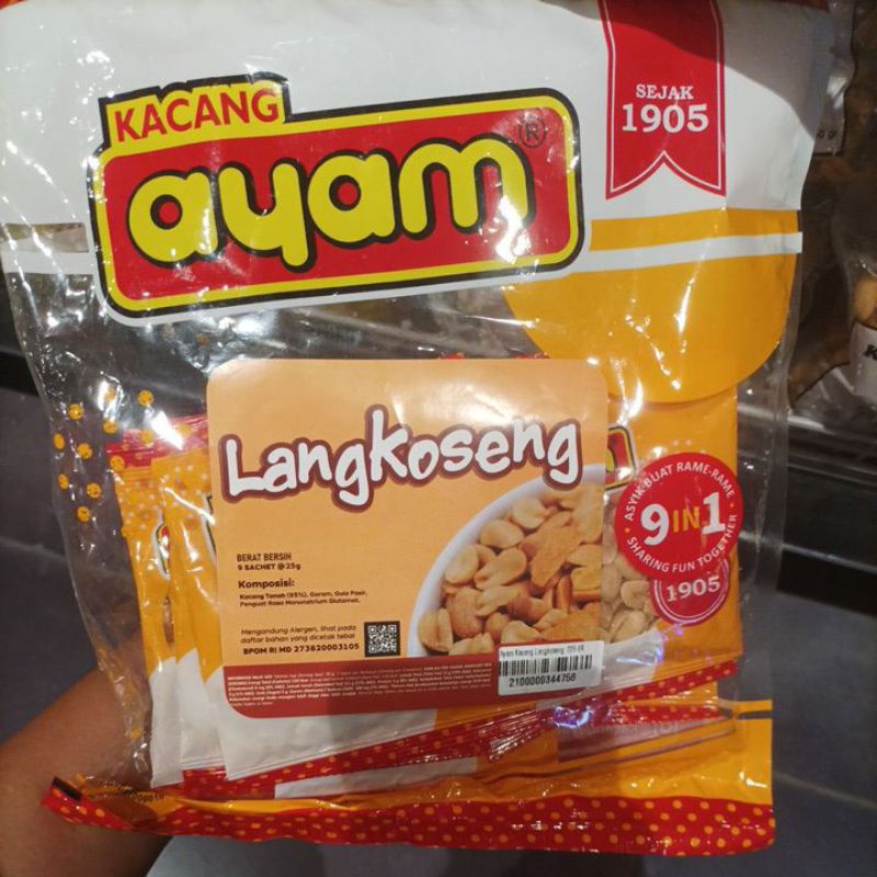 

Ayam Kacang Langkoseng 225gram