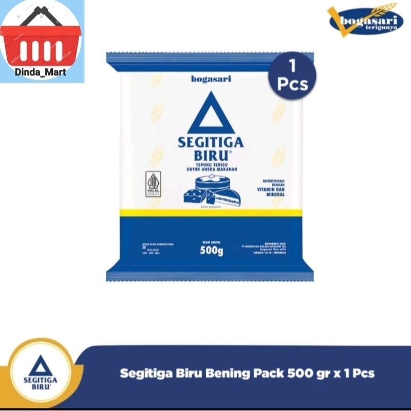 

TERIGU SEGITIGA BIRU 500 GRAM / SETENGAH KILO