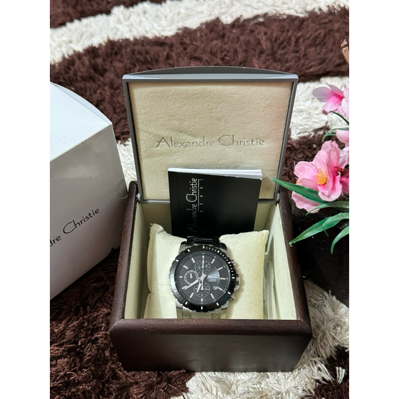 Dijual Jam Cowok Alexander Christie, AC 6141 MC Rantai Silver