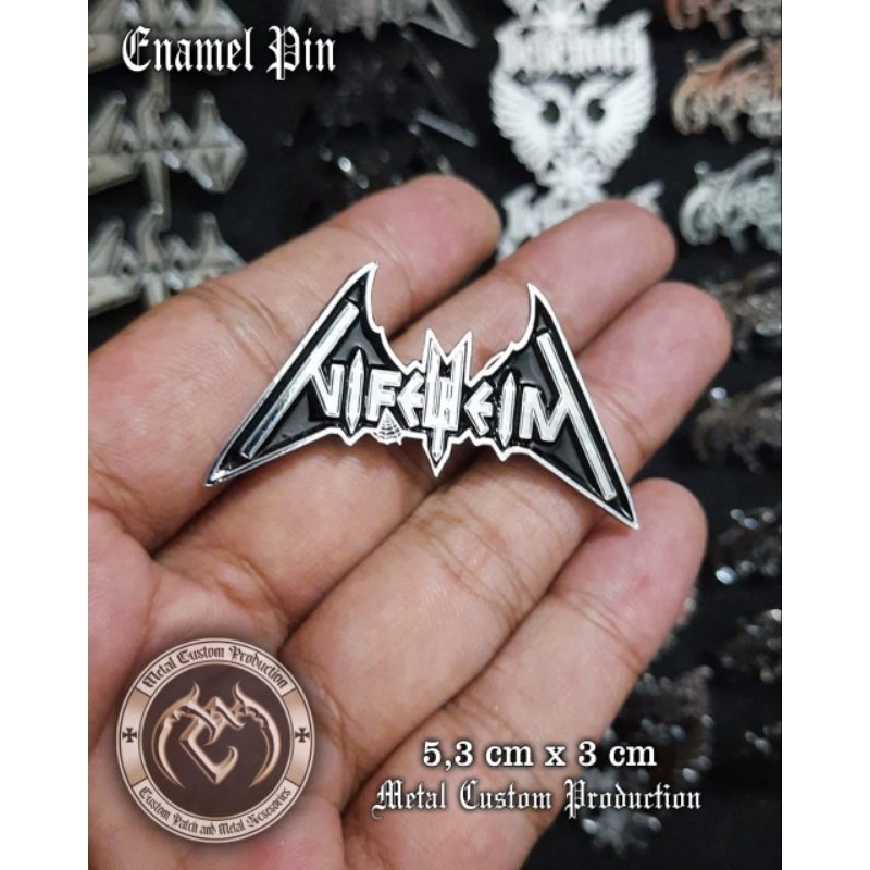 Enamel Pin Badge Metal Nifelheim / Pin Badge / Pin Band
