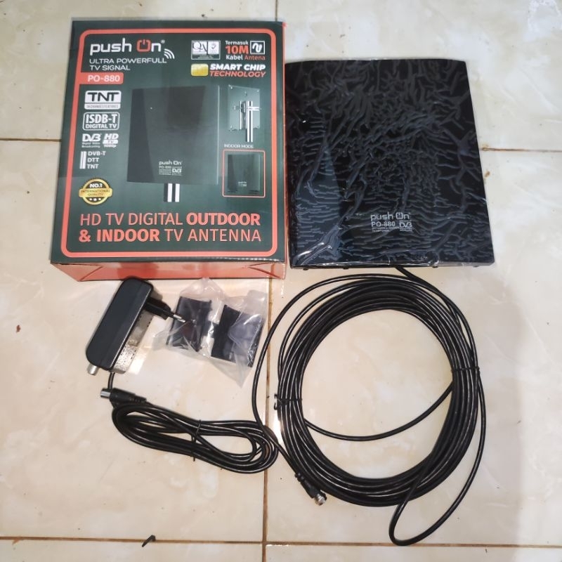 Push On HD TV Digital Outdoor & Indoor TV Antena