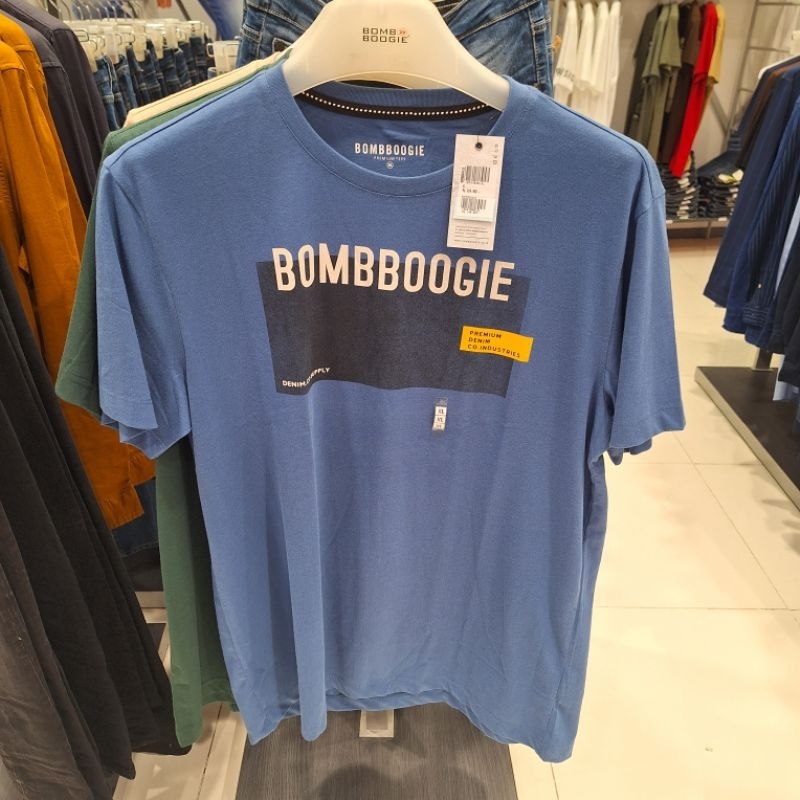 kaos pria Bombboogie original 100% matahari