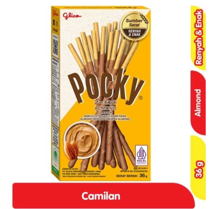 

Glico Pocky Almond 47g Pocky Stik Almond 47g Pocky Almond Biscuit Stick 47 g