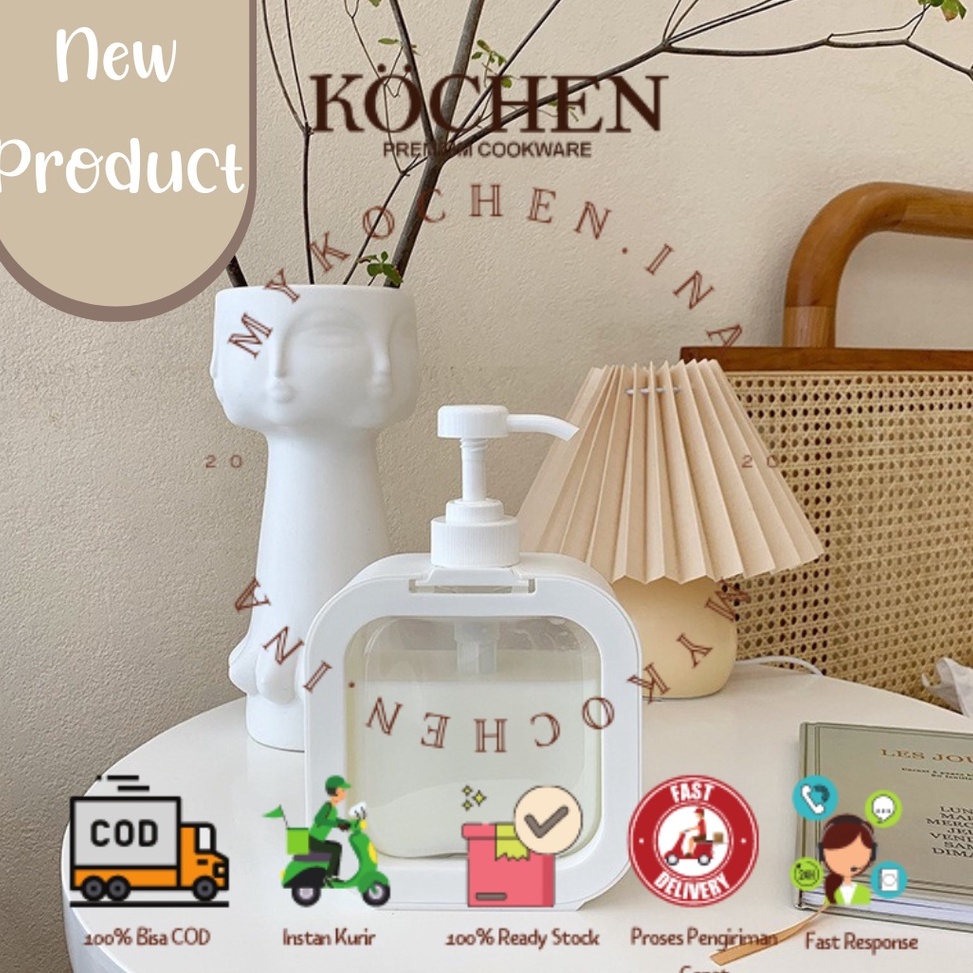 siap kirim MyKOCHEN Dispenser Tempat Sabun Cair Mandi Aesthetic Pump single Kecil Untuk Travel Trave