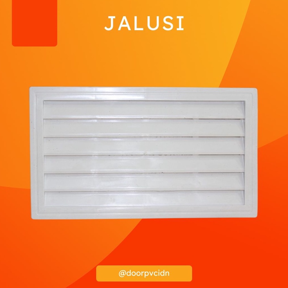 Harga Bersahabat Kisi  Kisi Udara Jalusi  Ventilasi Udara Pintu Kamar Mandi PVC