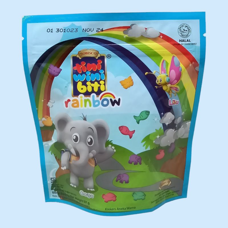 

TINI WINI BITI RAINBOW Biskuit Pouch 57 gr Biskuit imut sehat Bergizi