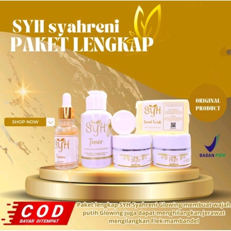 BISA COD BPOM Cream SYH skin set  paket lengkap syh glowing syahreni glowing skin syh syahreni skin 