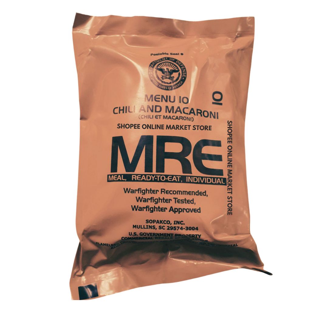 MRE ransum tentara amerika menu 10