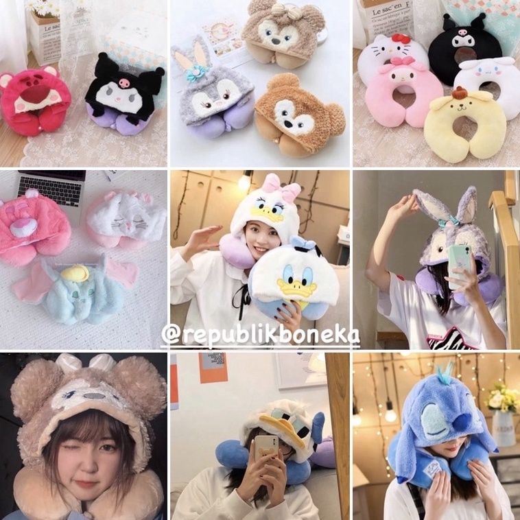 SALE BONEKA BANTAL LEHER TSUM TSUM DONALD DUCK DUMBO STITCH MELODY KUROMI LOTSO MARIE CAT CINNAMOROL