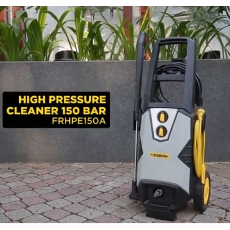 High pressure cleaner 150 bar jet washer original krisbow