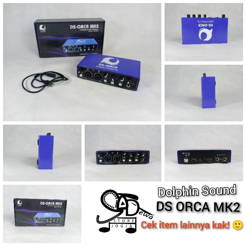 SOUNDCARD DS ORCA MK2 DOLPHIN SOUND MKII MK 2 sdr sound card ds2 pro