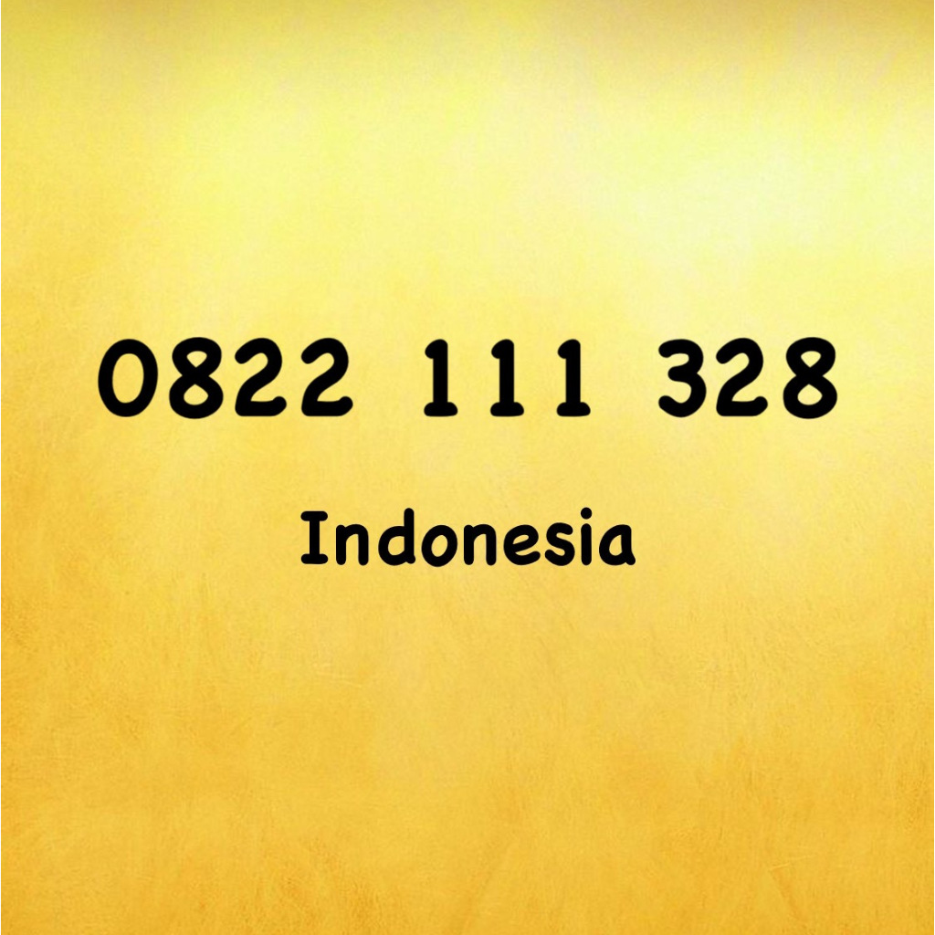 Nomor Cantik Simpati 10 Digit Seri 3288 - 0822 111 328