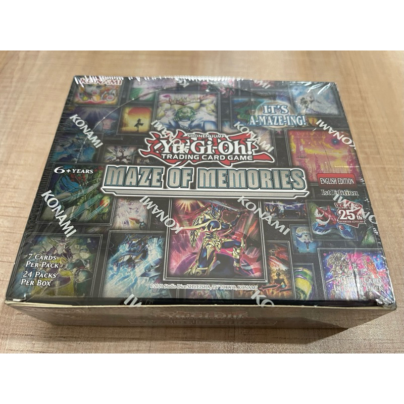 booster kartu yugioh maze of memories box