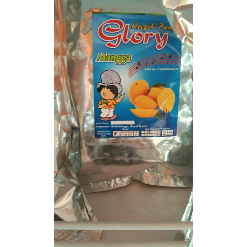 

Keripik buah mangga glory