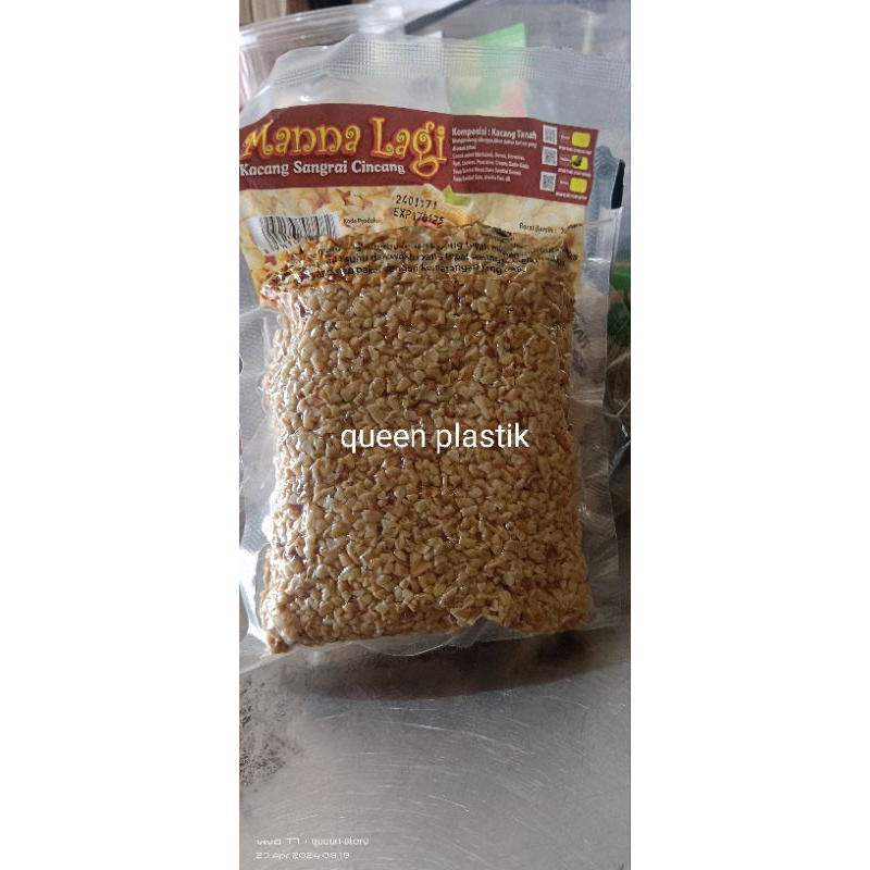 

Kacang sangrai kacang cacah topping kacang mannalagi 250 gr