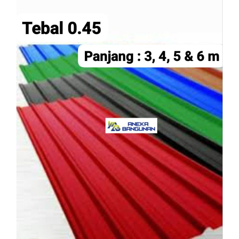 Atap Spandek Pasir (tebal 0.45)