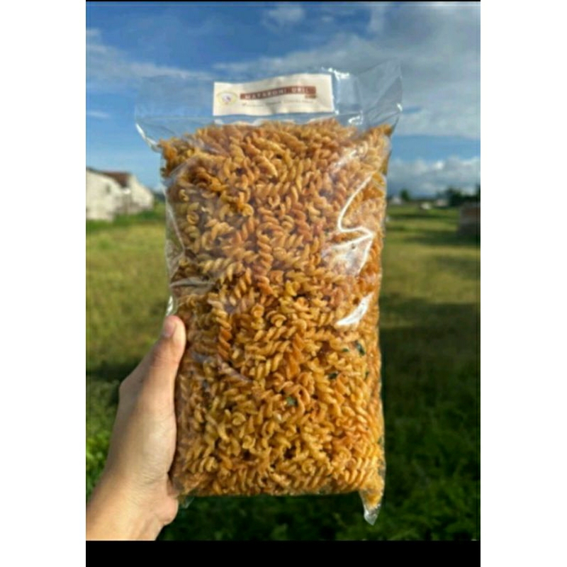 

macaroni spiral pedas extra daun jeruk berat 250gram