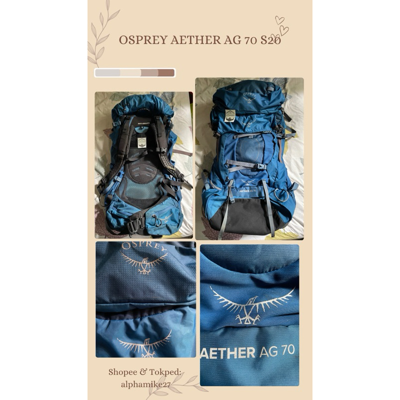 Osprey Aether 70 AG Not Atmos