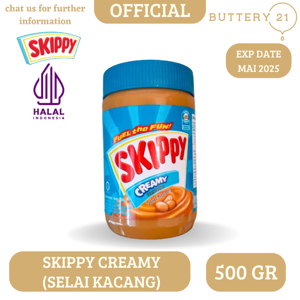 SKIPPY CREAMY 500 GR/SELAI SKIPPY CREAMY/SELAI KACANG