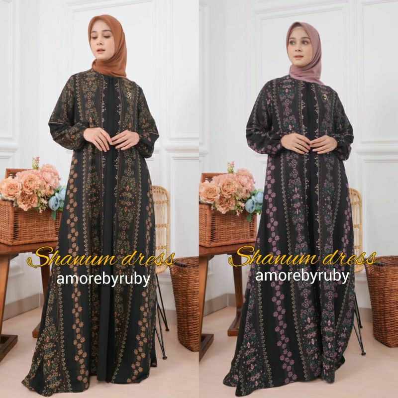 gamis Amore by ruby shanum dress gamis motif simple dan elegant