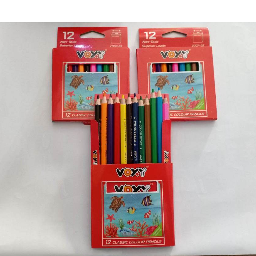 

Pensil Warna VOXY Isi 12 Panjang/pendek