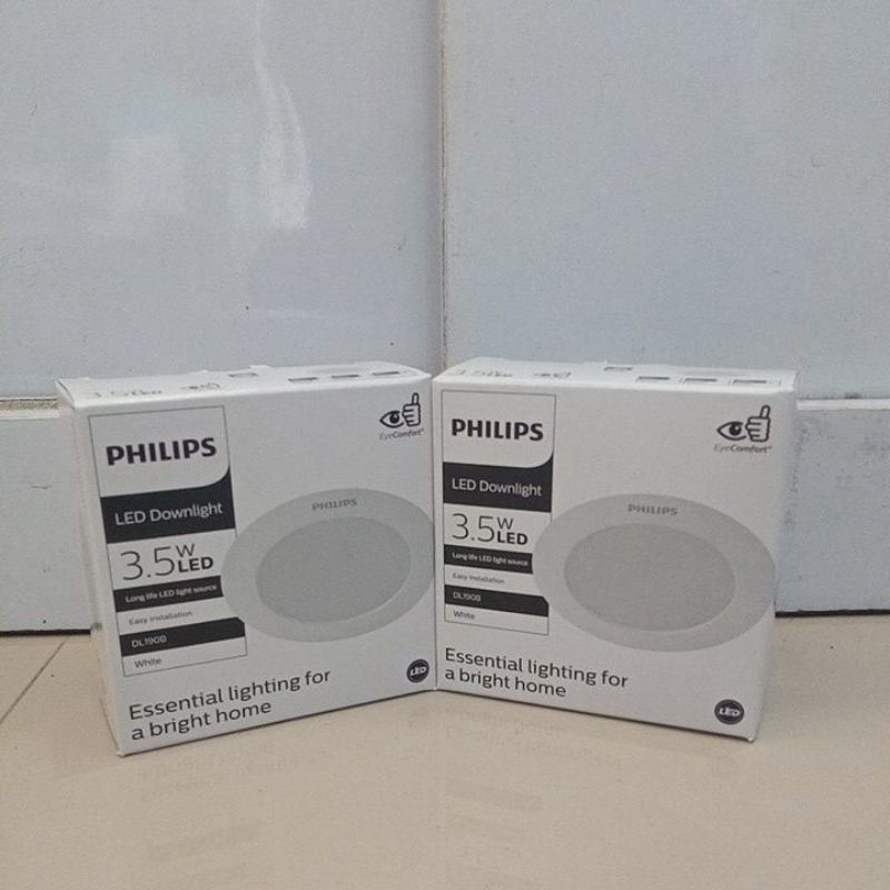 Lampu Led Downlight Bulat Philips 3,5 Watt