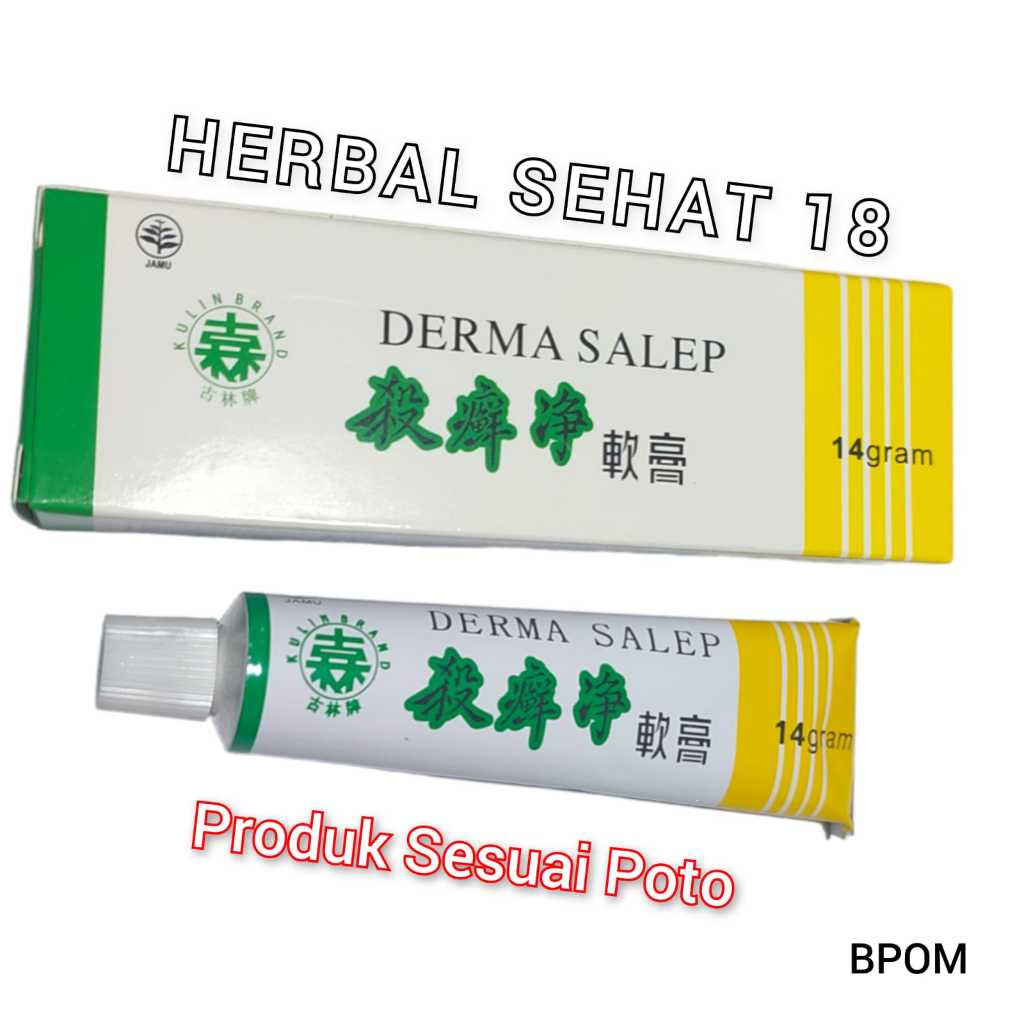 

Derma Salep 14gram PT. Sinar Herba Radix - Sha Hsien Chin - Salep Gatal, Panu, Kudis, Kutu Air
