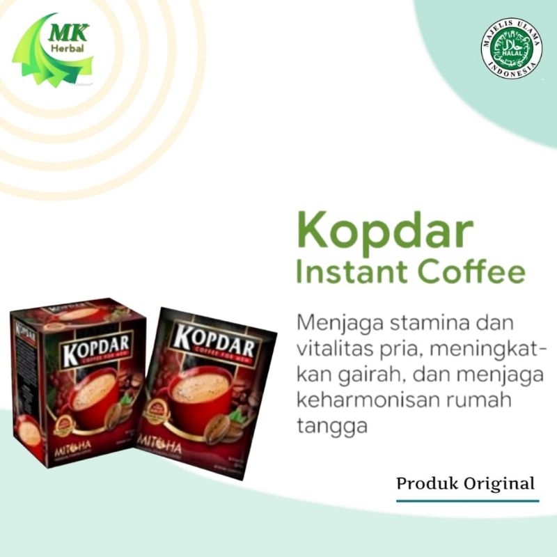 

Kopi Kopdar Instan Cofee isi 5 sachet