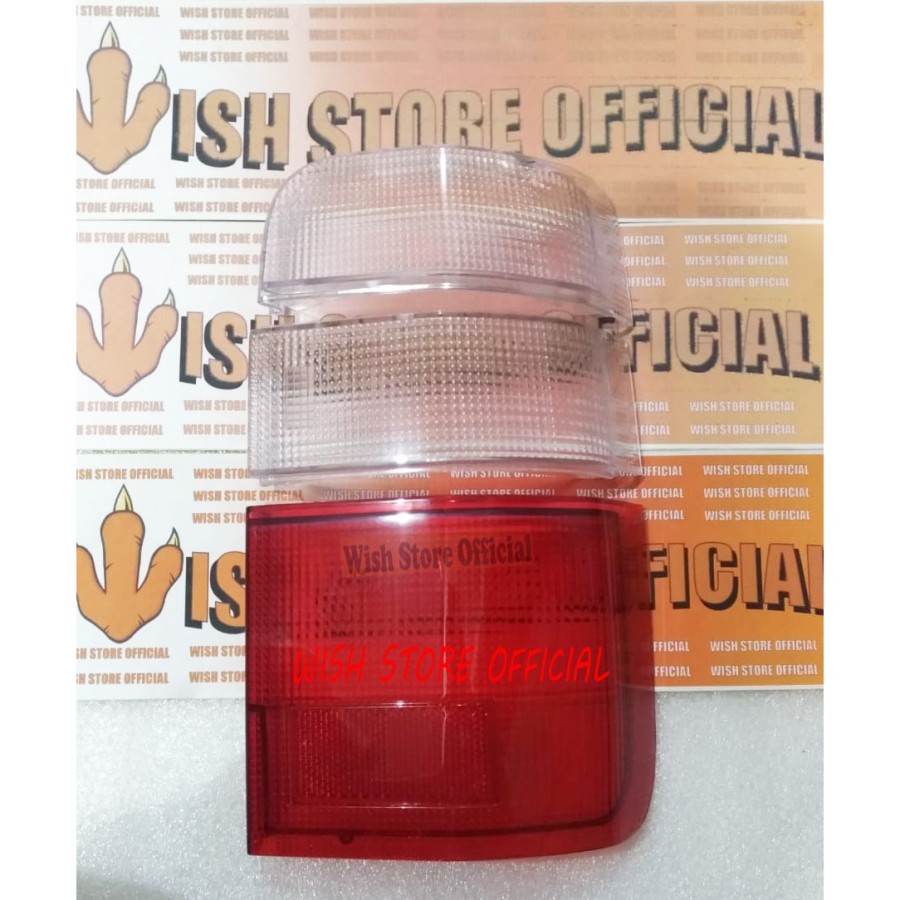 Mika Kaca Lampu Stop Lamp Rem Kijang Kapsul Lgx Lsx Krista 2000