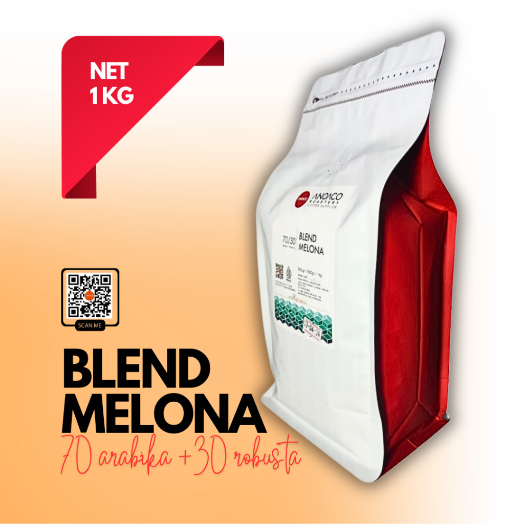 

ANOACO COFFEE ROASTERY KOPI BIJI BUBUK BLEND MELONA 1000GR