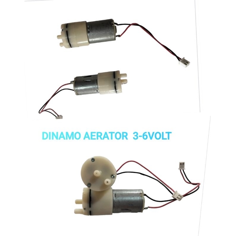 Dinamo Aerator Micro Airpump DC 3-6V Gelembung Udara Akuarium