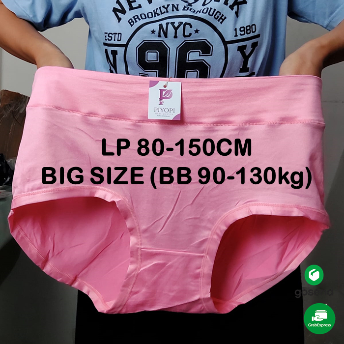 Celana Dalam Wanita Jumbo Big Size LP 140 cm CD Ibu Hamil  Jumbo Elastis Adem CD BB 100kg-130kg