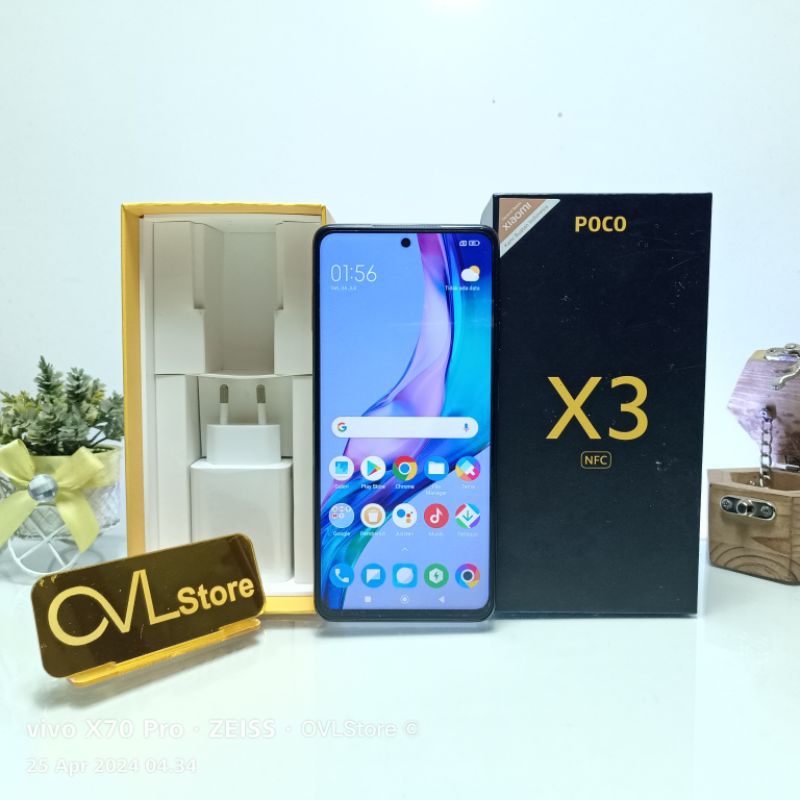 HP SECOND MURAH XIAOMI POCO X3 NFC RAM 8/128 GB GARANSI RESMI
