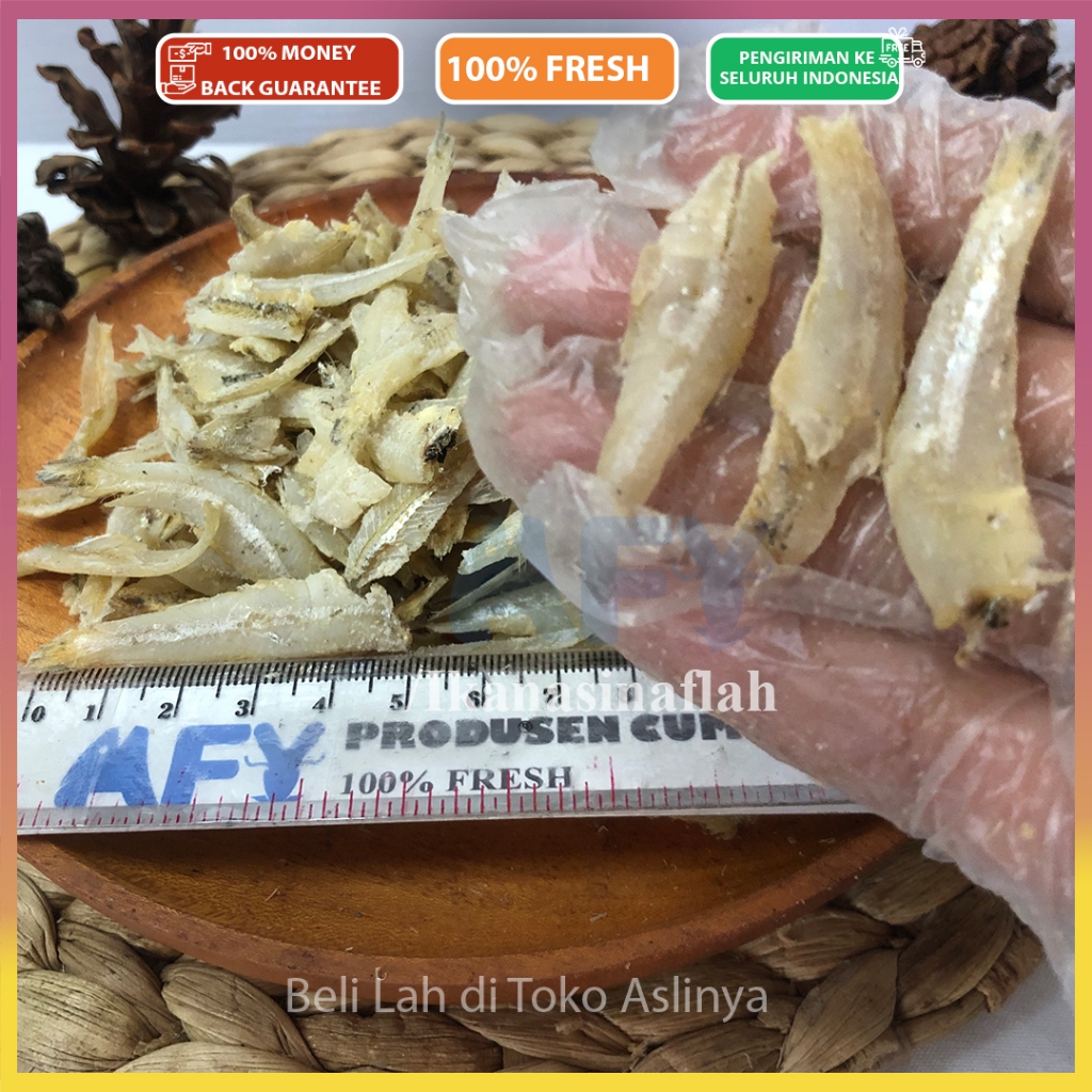 

Ikan Asin Jengki & Teri Jengki Bulat Belah/ 1 Kg 500gr 250gr 100% Fresh