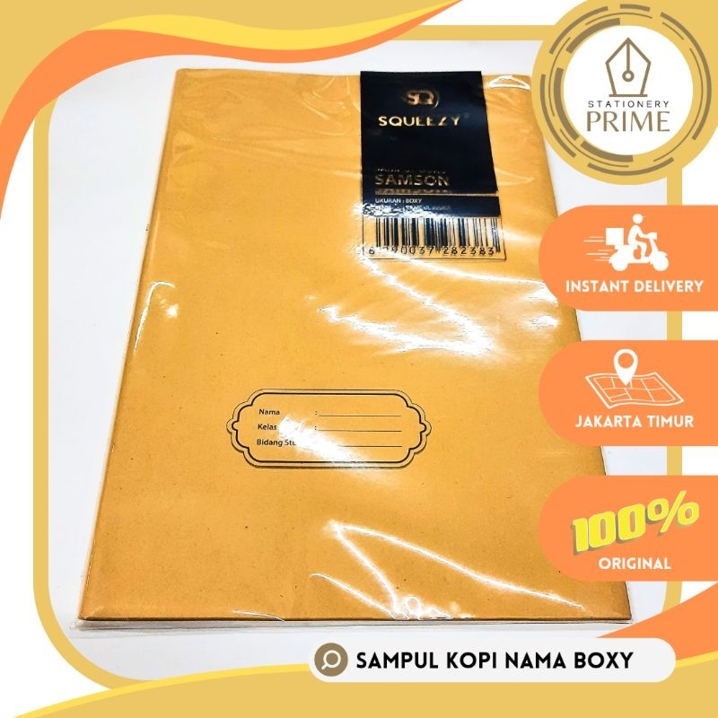 

Sampul Buku Tulis Ukuran BOXY Kopi NAMA Samson (Isi 20 Lembar)