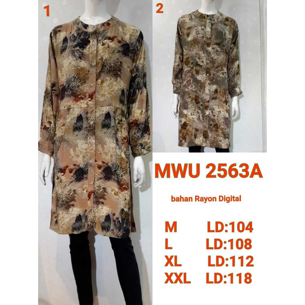 MWU Tunik Katun Rayon Wanita 2563 A