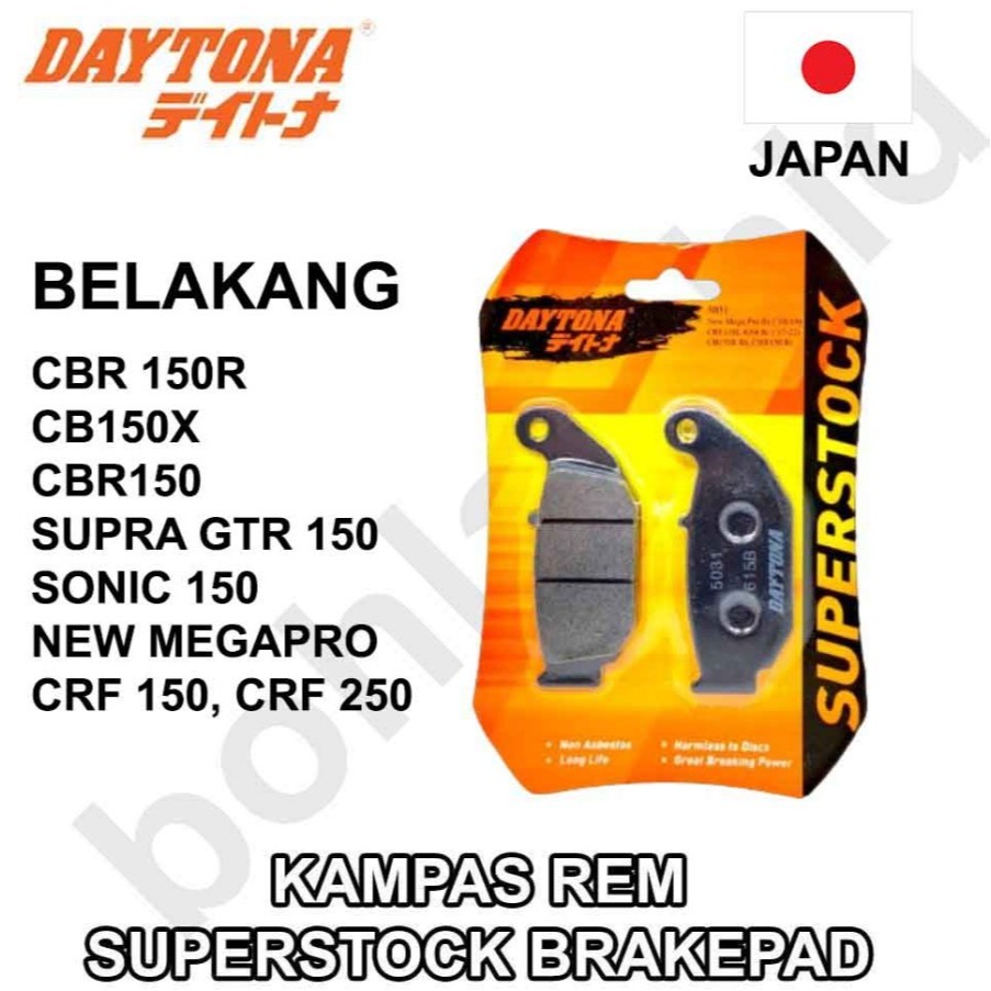 Kampas Rem Belakang DAYTONA VARIO 160, PCX150, 160,ADV160 BrakePad 4073