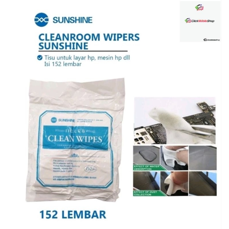 CLEANROOM WIPERS SUNSHINE (ISI,152PCS)PERBUNGKUS