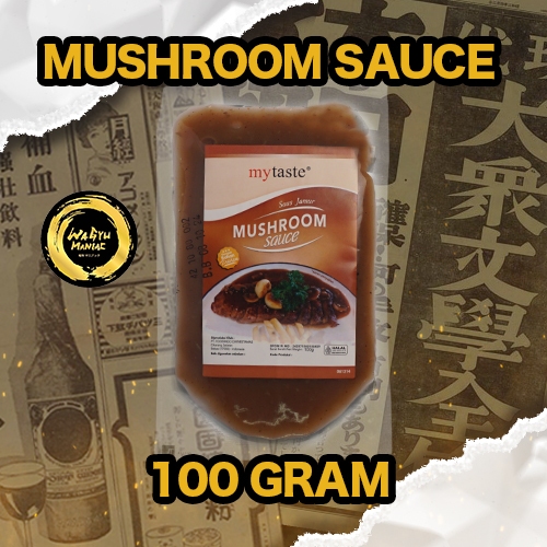 

MUSHROOM SAUCE 100 GRAM MYTASTE SAUS JAMUR