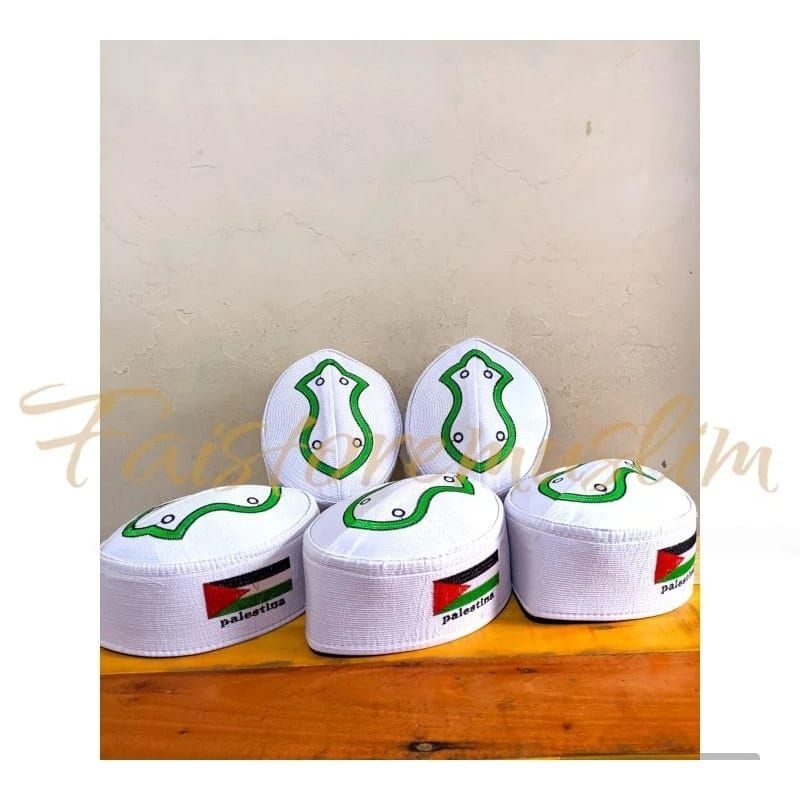 PECI LOGO TEROMPAH PALESTINA BORDIR PREMIUM