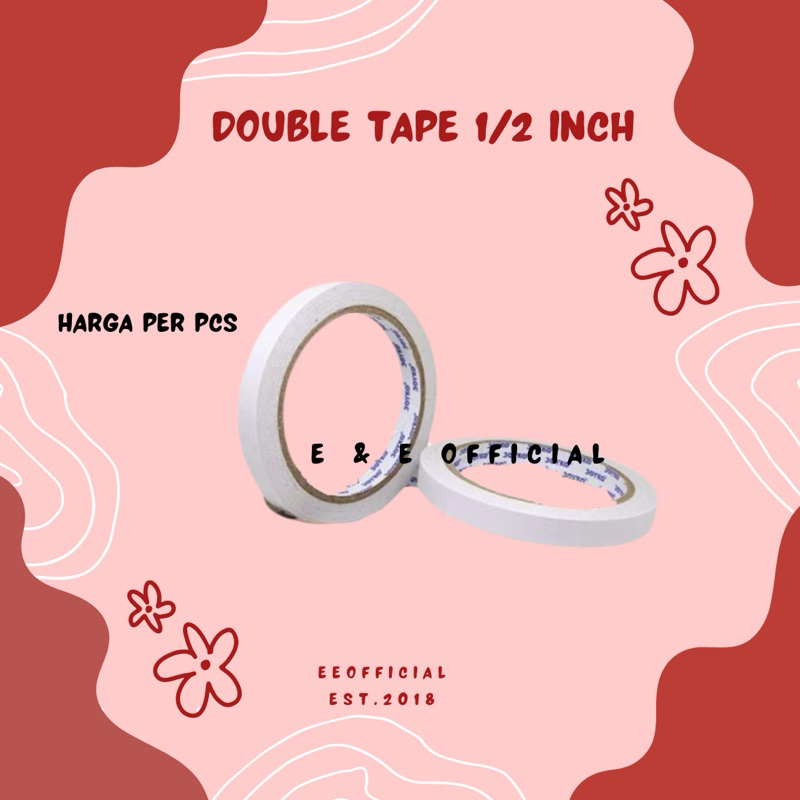 

DOUBLE TIP SUPREME TAPE / DOBEL TIP 1/2 inch [PERPCS]