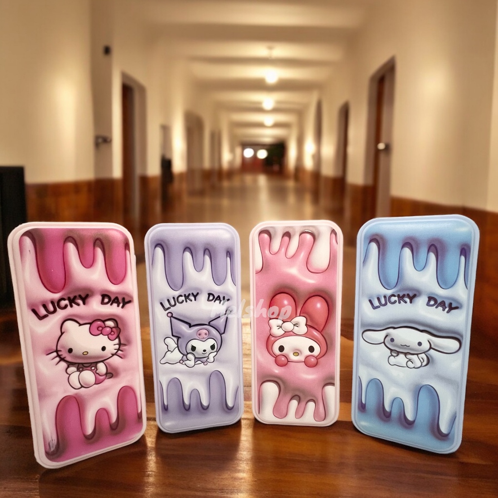 

Kotak pensil ice cream storage pencil case sanrio 2 tingkat ATK