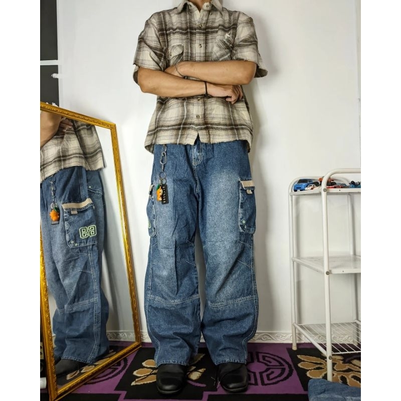 Pelunasan  cargopants akademik 102 wash jeans