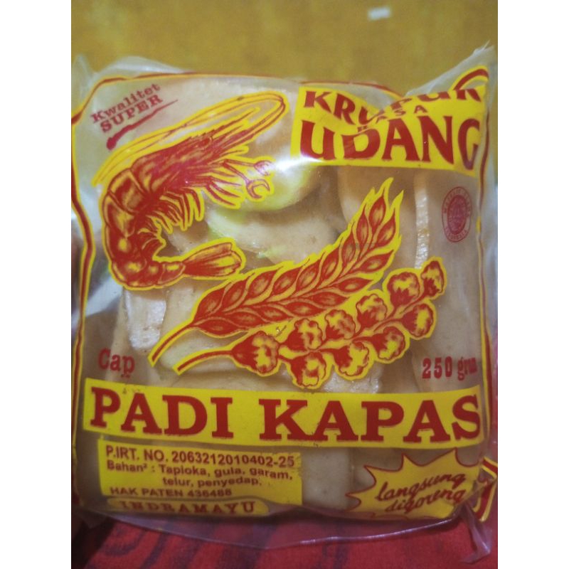 

kerupuk udang padi kapas