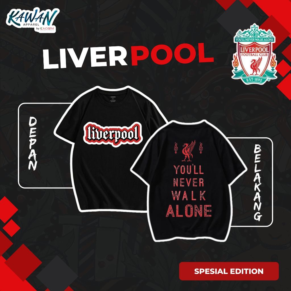 Kaos Liverpool/Kaos Sepak Bola/Liverpool/YNWA