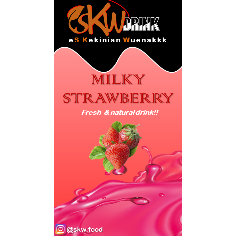 

SKW Drink Powder Milky Strawberry 230 gr