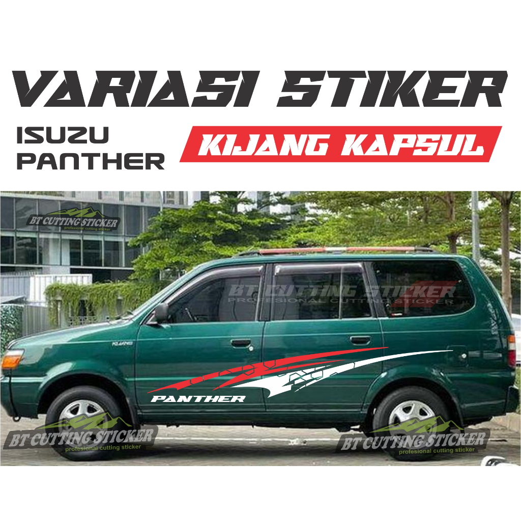 PM99 sticker mboil isuzu panther stiker cutting sticker mobil kijang kapsul stiker mobil